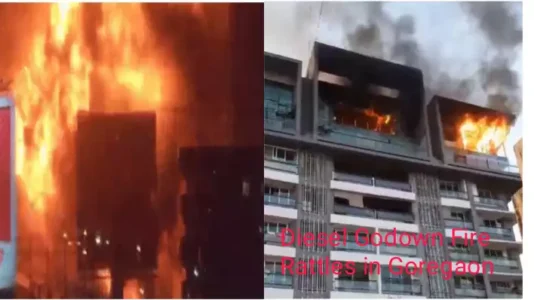 Diesel Godown Fire Rattles in Goregaon