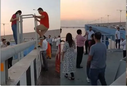 MTHL Atal Setu turns into picnic and selfie