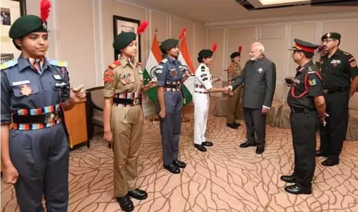PM Meet to NCC Cadates
