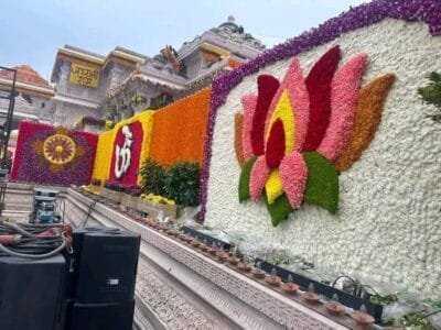 Petals of devotion Ram temple Ayodhya Inaugration 2