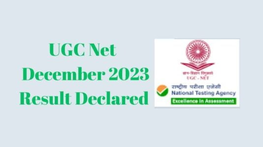 UGC Net Result 2023