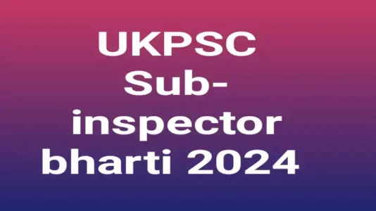 UKPSC Sub-inspector bharti